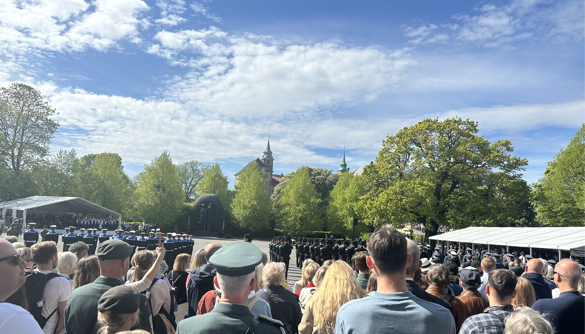 Markerte 80 år med fred og frihet 